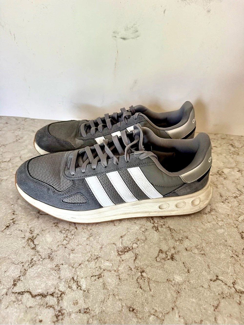adidas LA Trainer OG Gray & White Sneakers